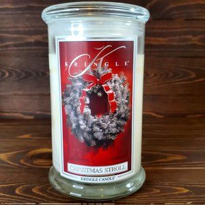 Kringle Christmas Stroll Large 2 Wick Jar Candle